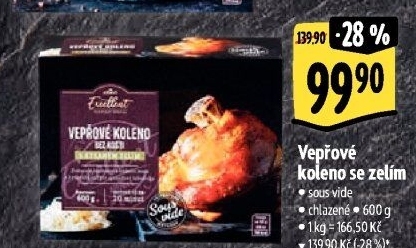 Vepřové koleno se zelím Sous vide Albert Excellent