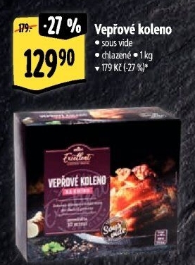 Vepřové koleno Sous vide Albert Excellent