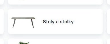 Stoly a stolky