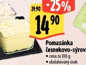 Česneková pomazánka se sýrem