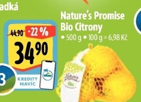 Citrony bio Nature'