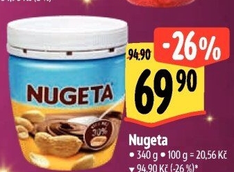 Čokokrém arašídový Nugeta Orion