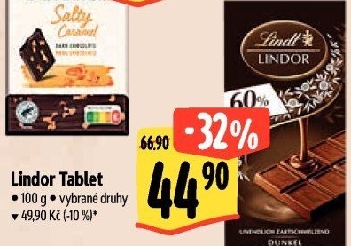 Čokoláda Lindor Lindt
