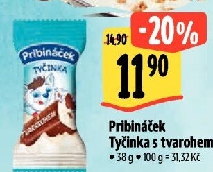 Dezert tyčinka Pribináček