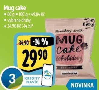 Dortík do hrnečku Mug cake Nominal