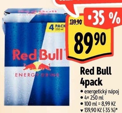 Energetický nápoj Red Bull