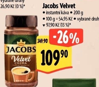 Instantní káva Jacobs Velvet
