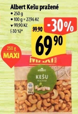 Kešu pražené Albert