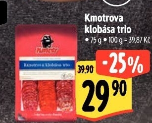 Kmotrova klobása trio Kmotr