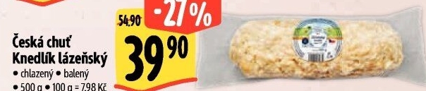 Knedlík lázeňský Česká chuť