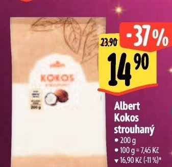 Kokos strouhaný Albert