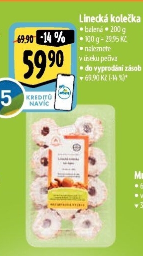 Kolečka linecká bez lepku