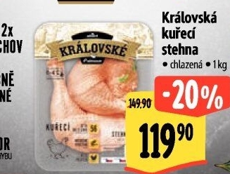Kuřecí stehna královská Premium Albert