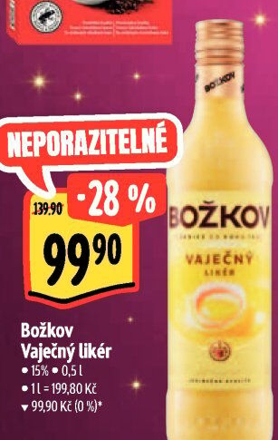 Likér vaječný Božkov