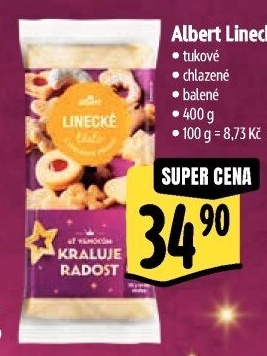 Linecké těsto Albert