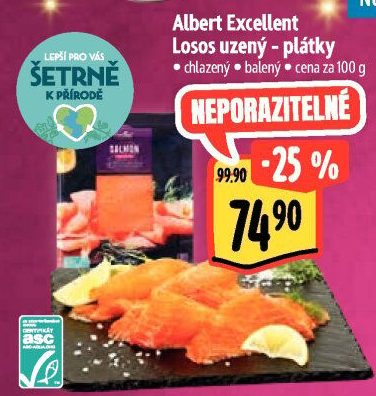 Losos uzený Albert Excellent