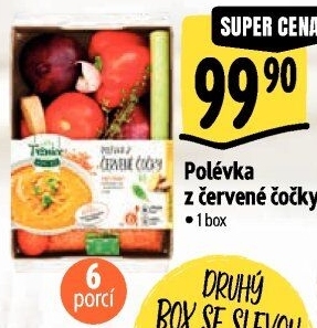 Menu box Polévka z červené čočky Albert