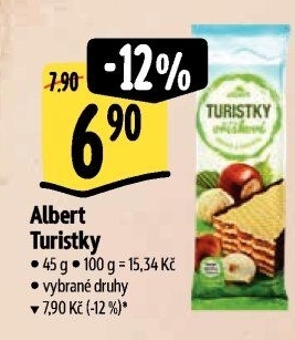 Oplatky Turistky Albert