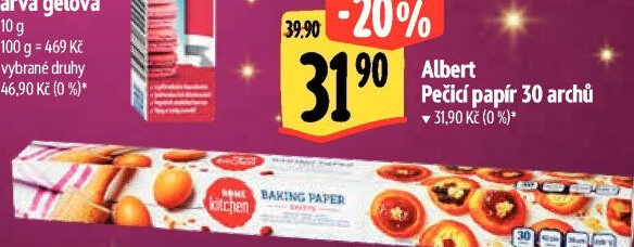 Papír na pečení Albert