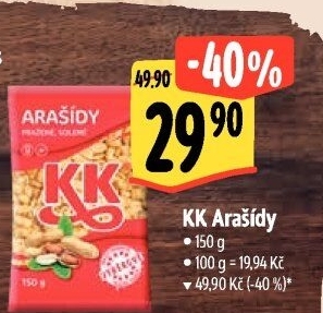 Pražené arašídy KK