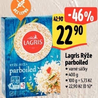 Rýže parboiled Lagris
