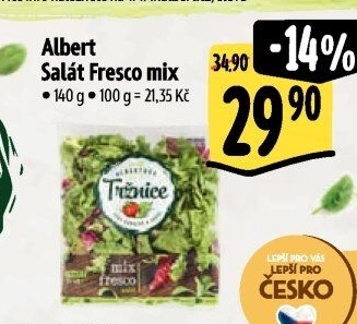 Salát Fresco mix Albert