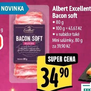 Slanina Bacon soft Albert Excellent