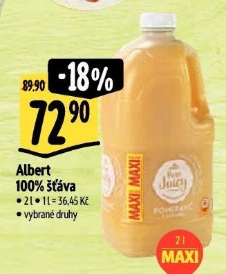 Šťáva 100% Albert