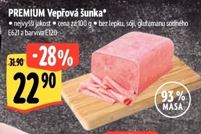 Šunka vepřová Premium nejvyšší jakosti