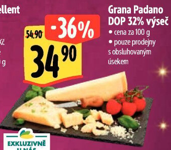 Sýr Grana Padano DOP 32%