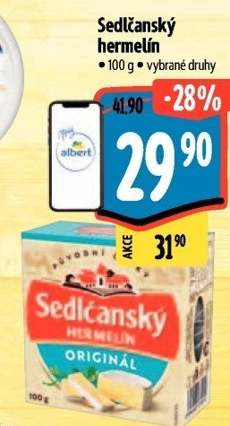 Sýr Hermelín Sedlčanský