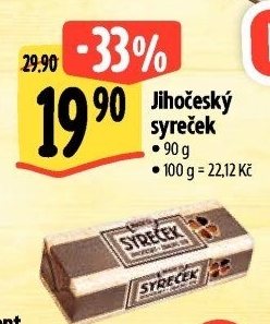 Sýr Syreček Jihočeský Madeta