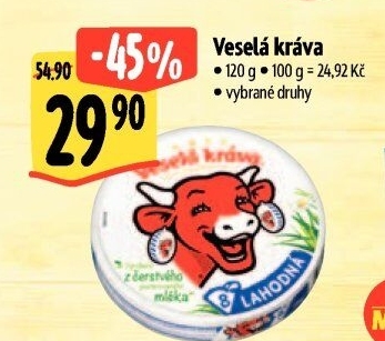 Sýr tavený Veselá kráva