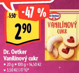 Vanilínový cukr Dr. Oetker