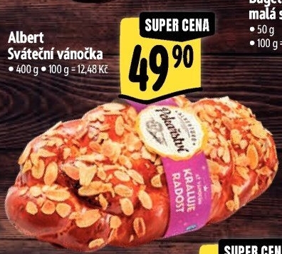 Vánočka sváteční Albert