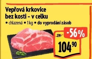 Vepřová krkovice bez kosti