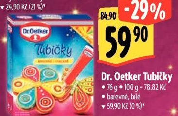 Zdobicí tubičky Dr. Oetker