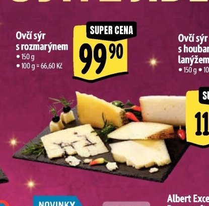 Ovčí sýr s rozmarýnem