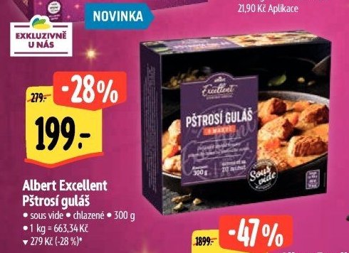 Albert Excellent Pštrosí guláš