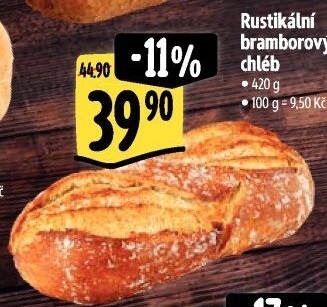 Chléb bramborový rustikální