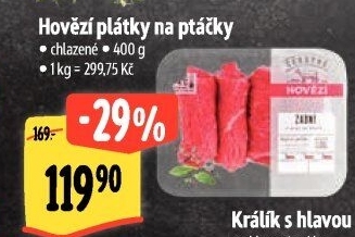 Hovězí plátky Albert