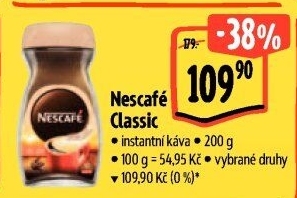Instantní káva Nescafé Classic