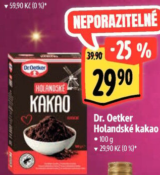 Kakao holandské Dr. Oetker
