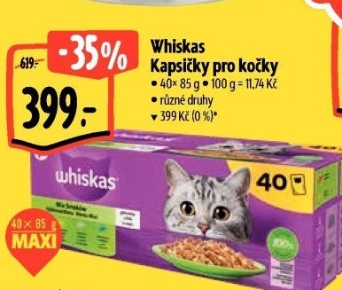 Kapsičky pro kočky Whiskas