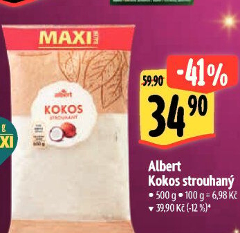 Kokos strouhaný Albert