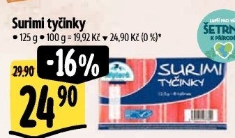 Krabí tyčinky Surimi mražené Mylord