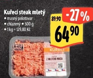Kuřecí steak mletý Albert