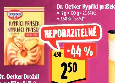 Kypřicí prášek Dr. Oetker