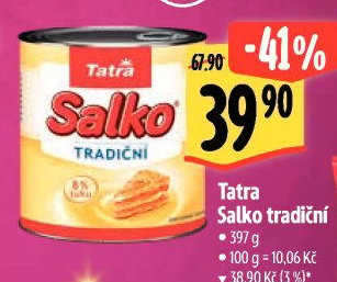 Mléko kondenzované Salko Tatra