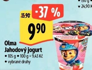 Ochucený jogurt Olma